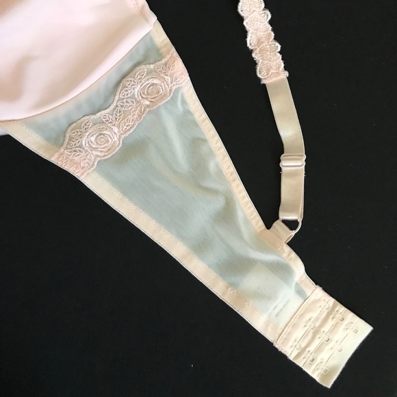 BREEZIES Lace Bra Pink Blush Underwire UltimAir Women’s Plus Size 44DD Size 44E - Picture 16 of 16